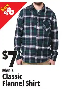 Ocean State Job Lot Men's Classic Flannel Shirt offer