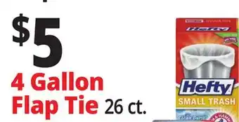 Ocean State Job Lot 4 Gallon Flap Tie offer