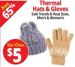 Ocean State Job Lot Thermal Hats & Gloves offer