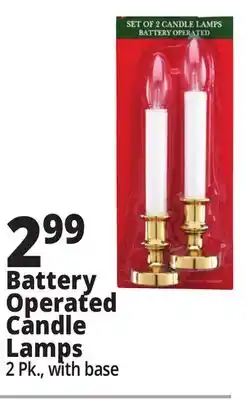 Ocean State Job Lot Battery Operated Candle Lamps offer