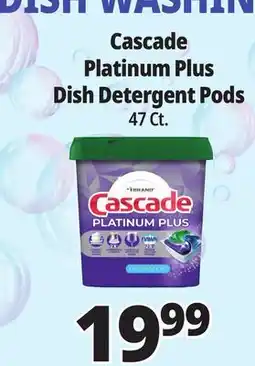 Ocean State Job Lot Cascade Platinum Plus Dish Detergent Pods offer