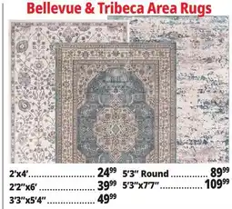 Ocean State Job Lot Bellevue & Tribeca Area Rugs offer