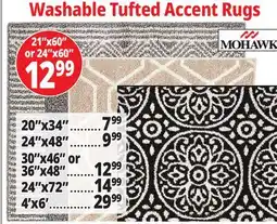 Ocean State Job Lot Mohawk Washable Tufted Accent Rugs offer