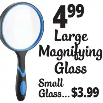 Ocean State Job Lot Large Magnifying Glass offer