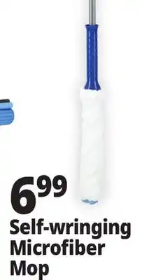 Ocean State Job Lot Self-wringing Microfiber Mop offer