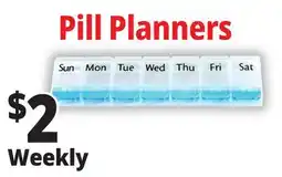 Ocean State Job Lot Pill Planners offer
