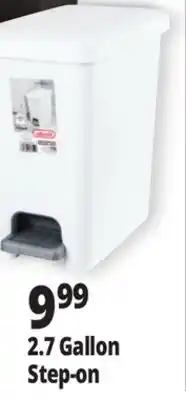 Ocean State Job Lot 2.7 Gallon Step-on offer