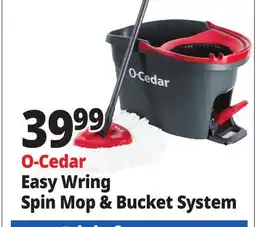 Ocean State Job Lot O-Cedar Microfiber Spin Mop & Bucket offer