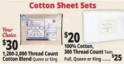 Ocean State Job Lot Cotton Sheet Sets offer