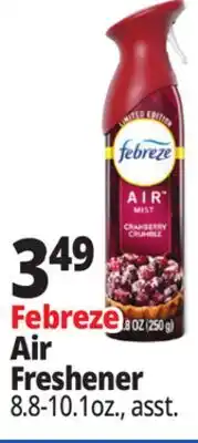 Ocean State Job Lot Febreze Air Freshener offer