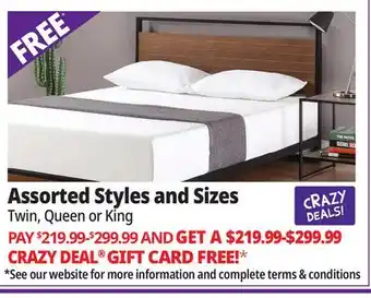 Ocean State Job Lot Assorted Styles and Sizes offer