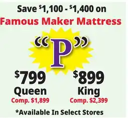 Ocean State Job Lot Famous Maker Mattress offer