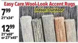 Ocean State Job Lot Easy Care Wool-Look Accent Rugs offer