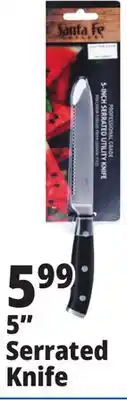 Ocean State Job Lot 5 Serrated Knife offer