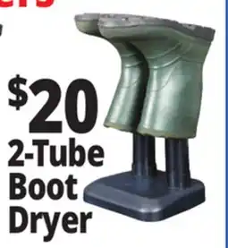Ocean State Job Lot 2-Tube Boot Dryer offer