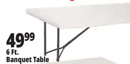 Ocean State Job Lot 6 Ft. Banquet Table offer