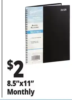 Ocean State Job Lot 8.5x11 Monthly offer