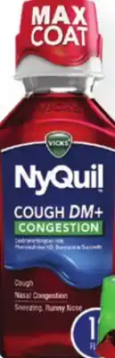 Ocean State Job Lot Vicks NyQuil Cough DM+ Congestion Relief Maximum Strength offer