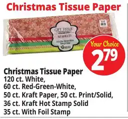 Ocean State Job Lot Christmas Tissue Paper offer