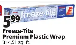 Ocean State Job Lot Freeze-Tite Premium Plastic Wrap offer