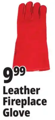 Ocean State Job Lot Leather Fireplace Glove offer