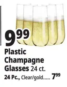 Ocean State Job Lot Plastic Champagne Glasses offer