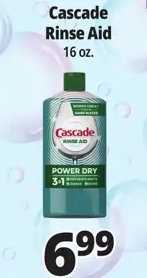 Ocean State Job Lot Cascade Rinse Aid offer