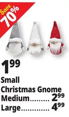 Ocean State Job Lot Small Christmas Gnome offer
