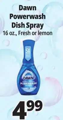 Ocean State Job Lot Dawn Powerwash Dish Spray offer