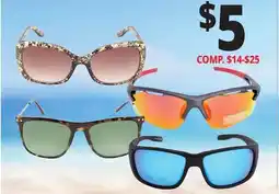 Ocean State Job Lot FAMOUS MAKE SUNGLASSES offer