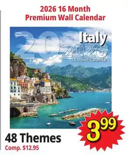 Ocean State Job Lot 2026 16 Month Premium Wall Calendar offer