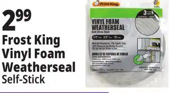Ocean State Job Lot Vinyl Foam Weatherseal offer