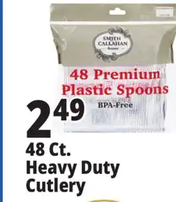 Ocean State Job Lot 48 Ct. Heavy Duty Cutlery offer