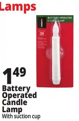 Ocean State Job Lot Battery Operated Candle Lamp offer