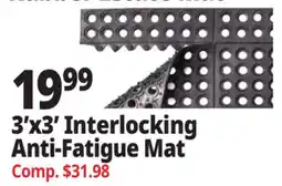 Ocean State Job Lot 3'x3' Interlocking Anti-Fatigue Mat offer