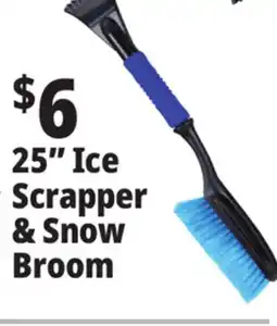 Ocean State Job Lot 25 Ice Scrapper & Snow Broom offer