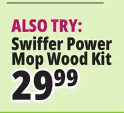 Ocean State Job Lot Swiffer Power Mop Wood Kit offer