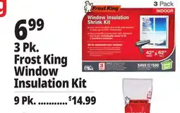 Ocean State Job Lot 3 Pk. Frost King Window Insulation Kit offer