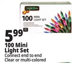 Ocean State Job Lot Jingle Time 100 Mini Light Set offer