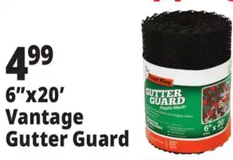 Ocean State Job Lot Vantage Gutter Guard offer