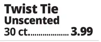 Ocean State Job Lot Twist Tie Unscented offer