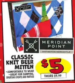 Ollie's CLASSIC KNIT BEER MITTEN offer