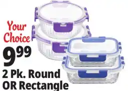 Ocean State Job Lot 2 Pk. Round OR Rectangle offer