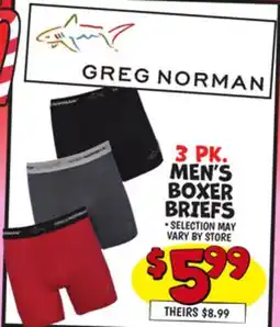 Ollie's GREG NORMAN MEN'S BOXER BRIEFS offer