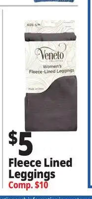 Ocean State Job Lot Fleece Lined Leggings offer