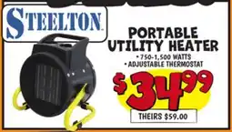 Ollie's PORTABLE UTILITY HEATER offer