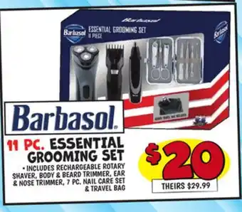 Ollie's ESSENTIAL GROOMING SET offer