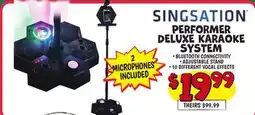 Ollie's PERFORMER DELUXE KARAOKE SYSTEM offer