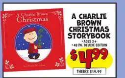 Ollie's CHARLIE BROWN CHRISTMAS STORYBOOK offer