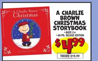 Ollie's CHARLIE BROWN CHRISTMAS STORYBOOK offer